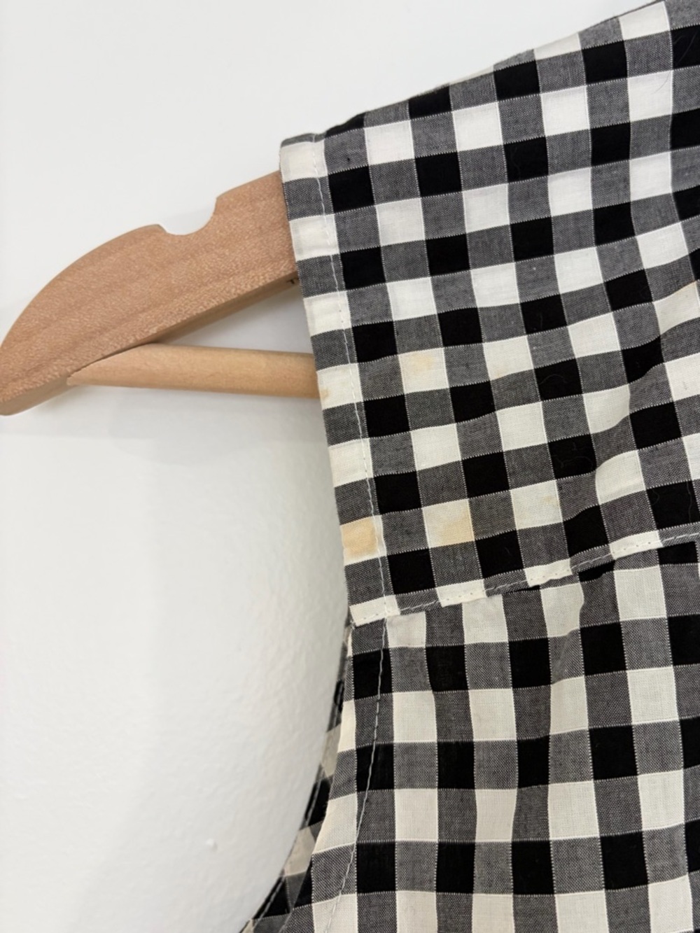 Lauren Ralph Lauren Black & White Gingham Tie-Front button down Sleeveless Shirt - Picture 10 of 10
